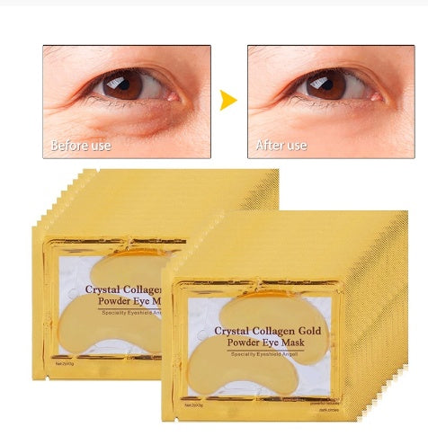 Beauty Gold Crystal Collagen Patches For Eye Anti-Aging Acne Eye Mask Korean Cosmetics Skin Care Beauty Gold Crystal Collagen Patches For Eye Anti-Aging Acne Eye Mask Korean Cosmetics Skin Care